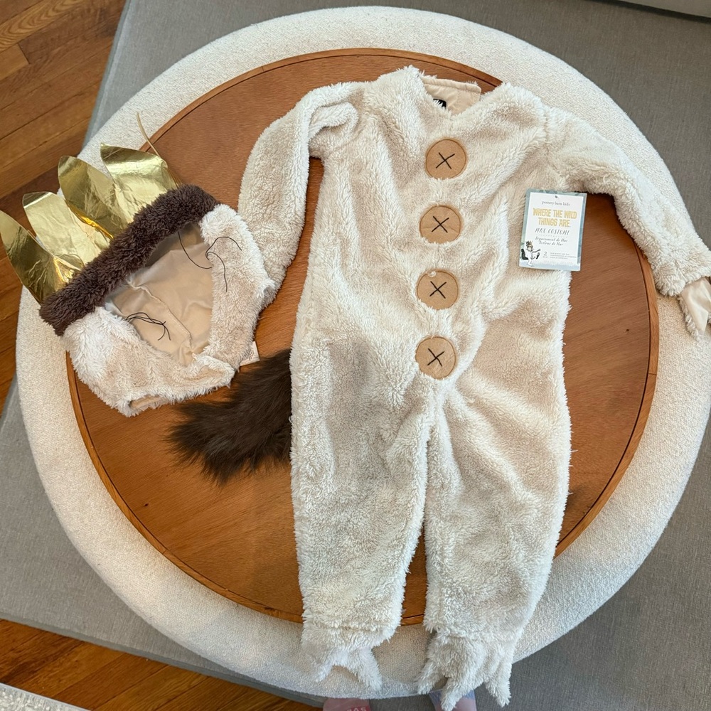 Pottery Barn Kids Where The Wild Things Are 2T Halloween Costume NWT